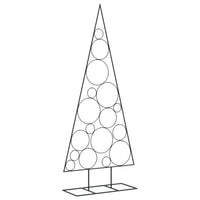 Albero di Natale Decorativo in Metallo Nero 180 cm 4018958
