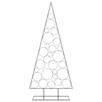 Albero di Natale Decorativo in Metallo Nero 210 cm 4018959