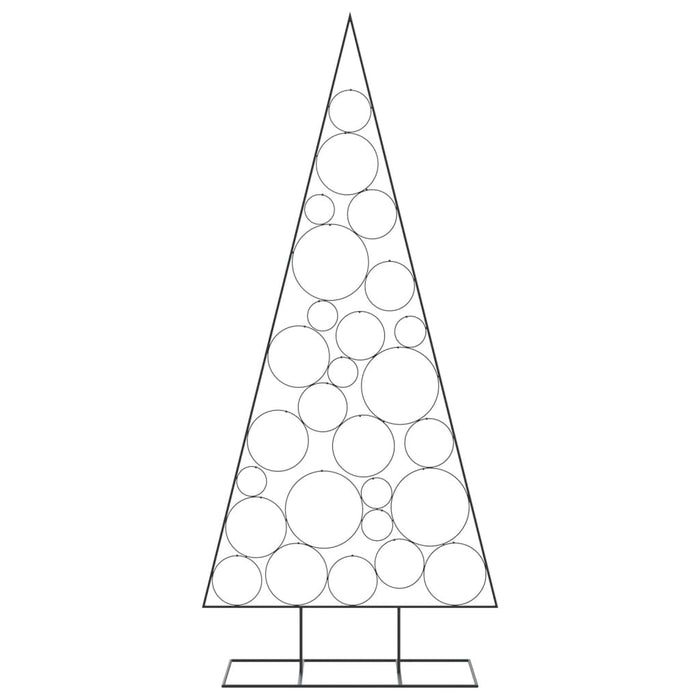 Albero di Natale Decorativo in Metallo Nero 210 cm 4018959