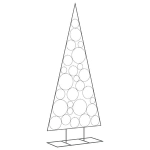Albero di Natale Decorativo in Metallo Nero 210 cm 4018959