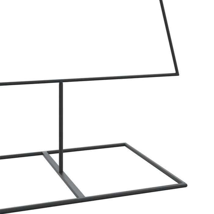 Albero di Natale Decorativo in Metallo Nero 210 cm 4018959