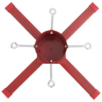 Supporto per Albero di Natale Rosso 61x61x15,5 cm 4018976