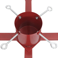 Supporto per Albero di Natale Rosso 61x61x15,5 cm 4018976