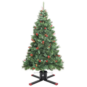 Supporto per Albero di Natale Nero 61x61x15,5 cm 4018977