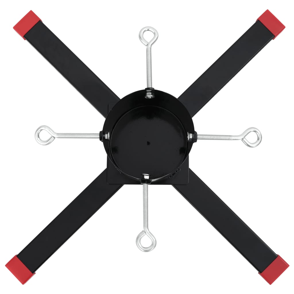 Supporto per Albero di Natale Nero 61x61x15,5 cm 4018977