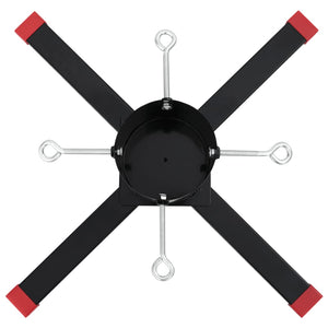 Supporto per Albero di Natale Nero 61x61x15,5 cm 4018977