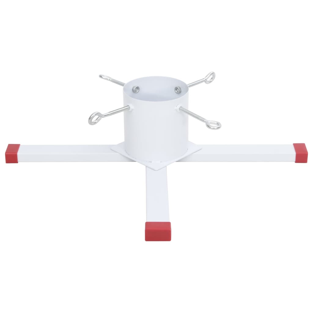 vidaXL Supporto per Albero di Natale Bianco 61x61x15,5 cm