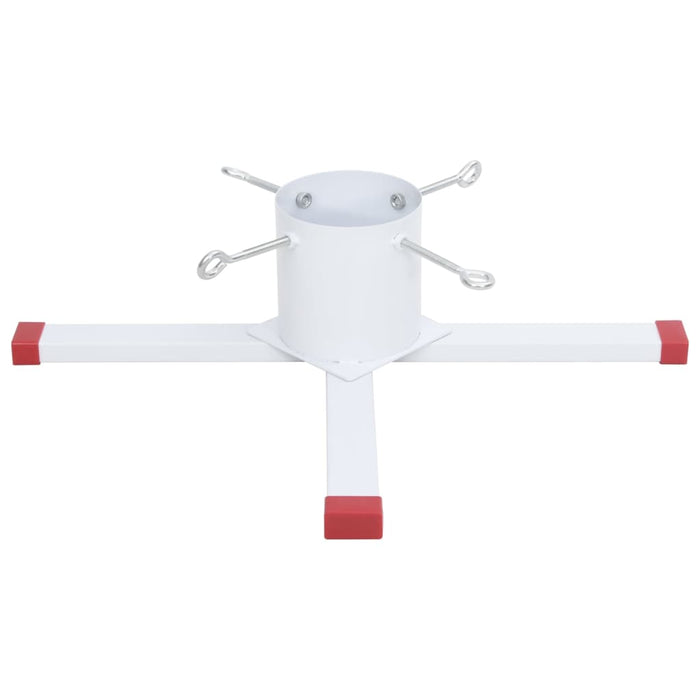 vidaXL Supporto per Albero di Natale Bianco 61x61x15,5 cm