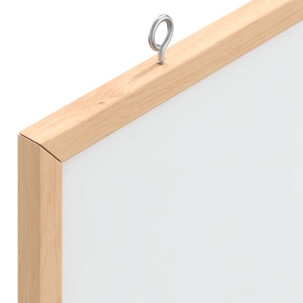 vidaXL Lavagna Bianca Magnetica con Cornice in Legno di Pino 40x40 cm