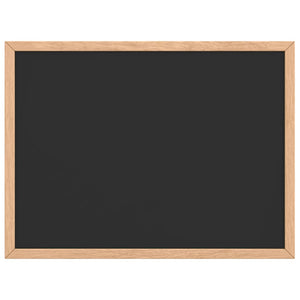 vidaXL Lavagna con Cornice in Legno Massello di Pino Nero 40x30 cm