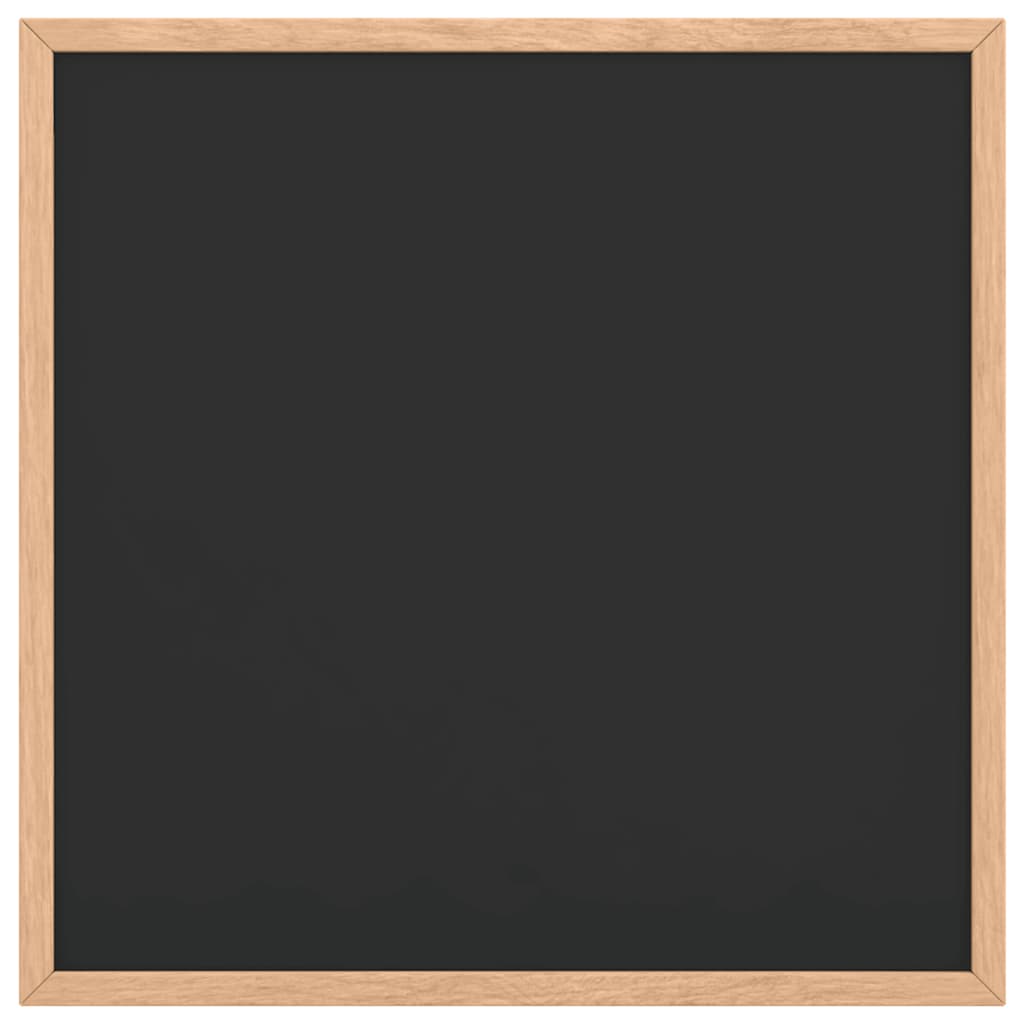 Lavagna con Cornice in Legno Massello di Pino Nero 40x40 cm 4017410
