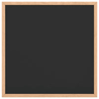 Lavagna con Cornice in Legno Massello di Pino Nero 40x40 cm 4017410