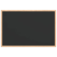 Lavagna con Cornice in Legno Massello di Pino Nero 60x40 cm