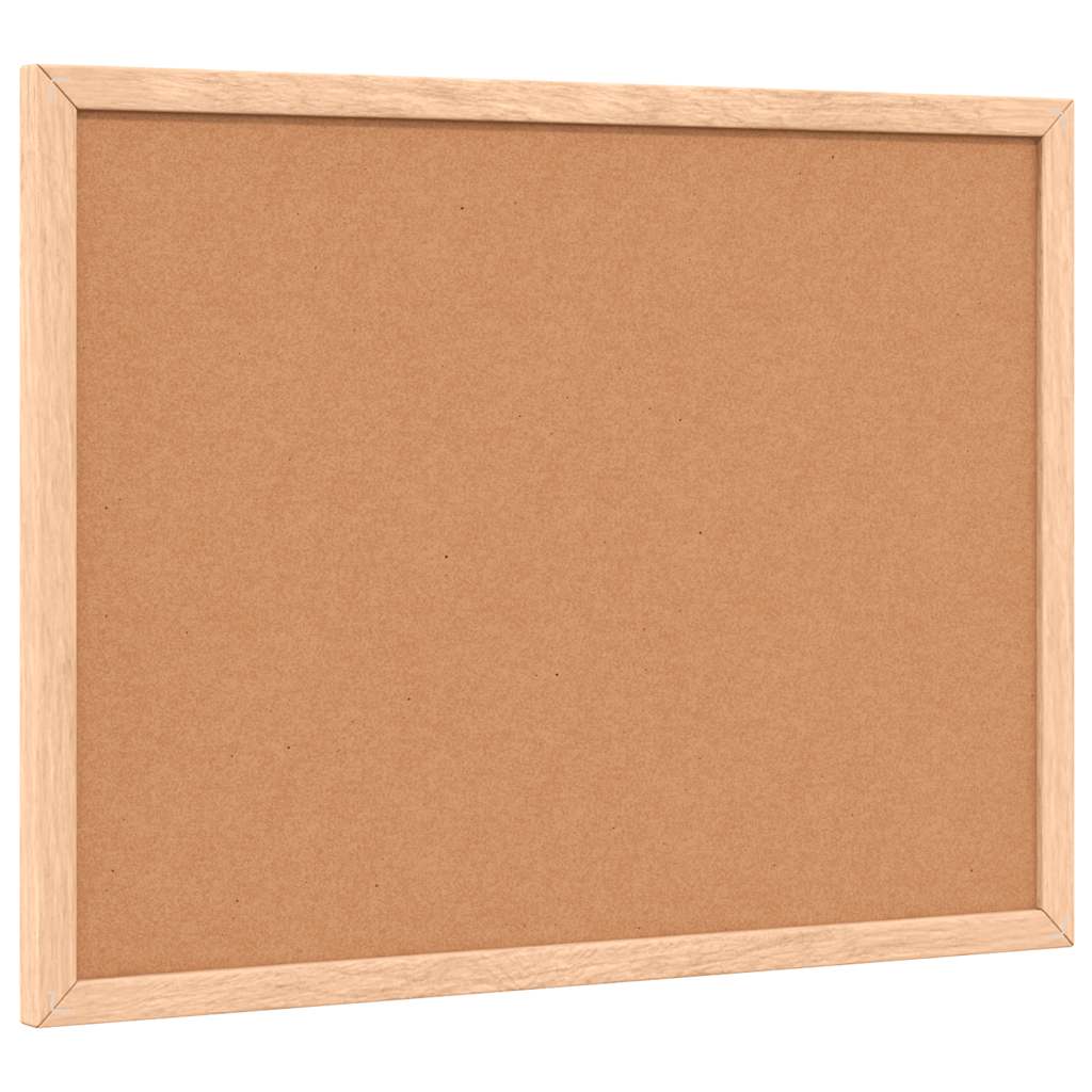 vidaXL Tavola in Sughero con Cornice Legno Massello di Pino 40x30 cm