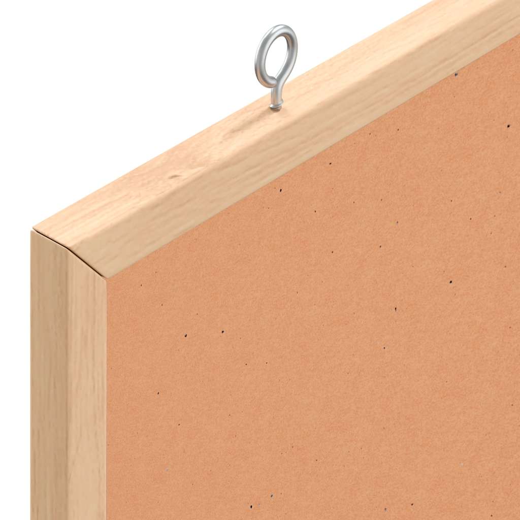 vidaXL Tavola in Sughero con Cornice Legno Massello di Pino 40x30 cm