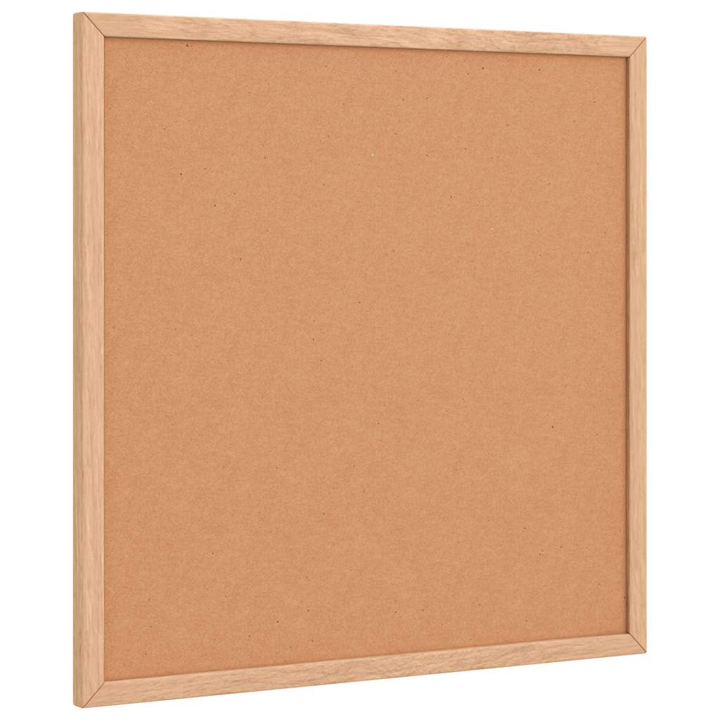 vidaXL Tavola in Sughero con Cornice Legno Massello di Pino 40x40 cm