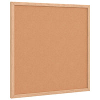 vidaXL Tavola in Sughero con Cornice Legno Massello di Pino 40x40 cm