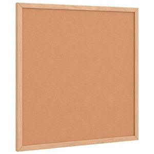 vidaXL Tavola in Sughero con Cornice Legno Massello di Pino 40x40 cm