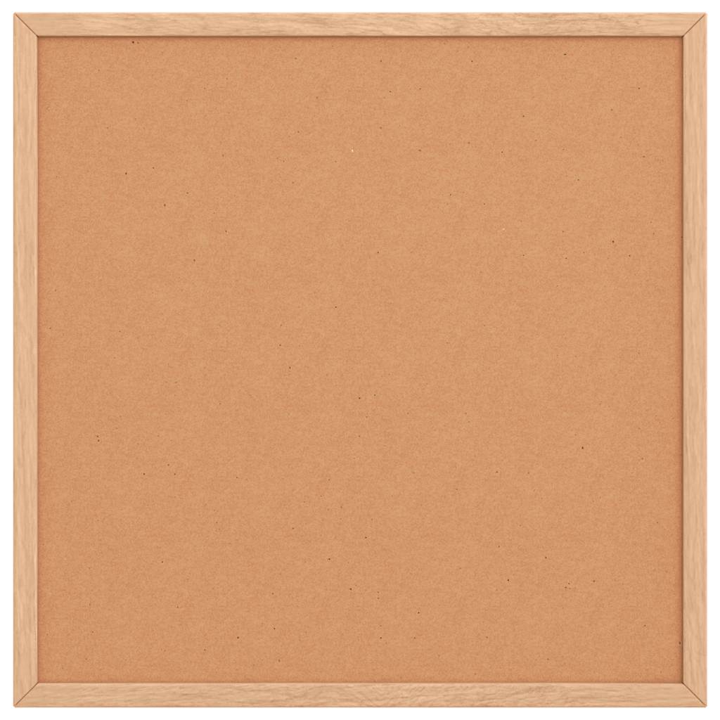 vidaXL Tavola in Sughero con Cornice Legno Massello di Pino 40x40 cm