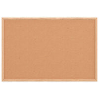 Tavola in Sughero con Cornice Legno Massello di Pino 60x40 cm