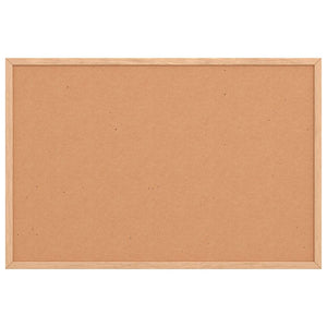 Bacheca in sughero con cornice in legno massello di pino 60x40 cm 4017418