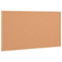 Bacheca in sughero con cornice in legno massello di pino 100x55 cm 4017421