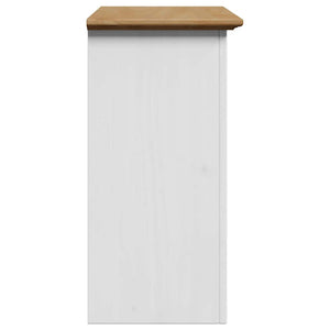 Pensile da Bagno BODO Bianco e Marrone 44x30x60 cm 4016855