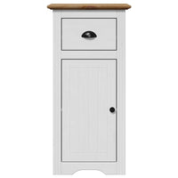 Mobile da Bagno BODO Bianco e Marrone 44x30x90 cm 4016858