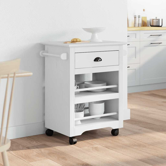 Carrello da Cucina BODO Bianco 67,5x45x80 cm 4016878