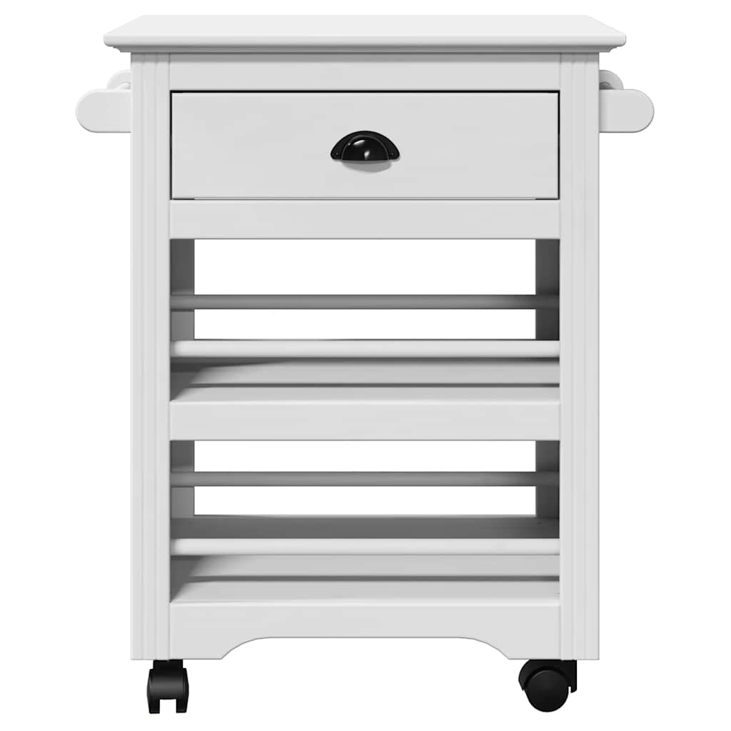 Carrello da Cucina BODO Bianco 67,5x45x80 cm 4016878