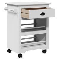 Carrello da Cucina-Scaffale per Cucina BODO Bianco 67,5x45x80 cm