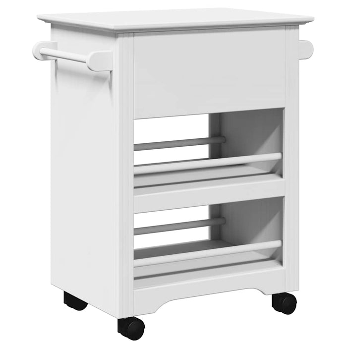 Carrello da Cucina BODO Bianco 67,5x45x80 cm 4016878