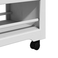 vidaXL Carrello da Cucina BODO Bianco 67,5x45x80 cm