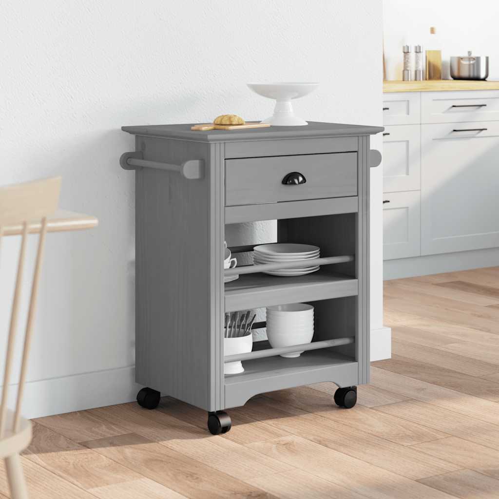 Carrello da Cucina BODO Grigio 67,5x45x80 cm 4016880