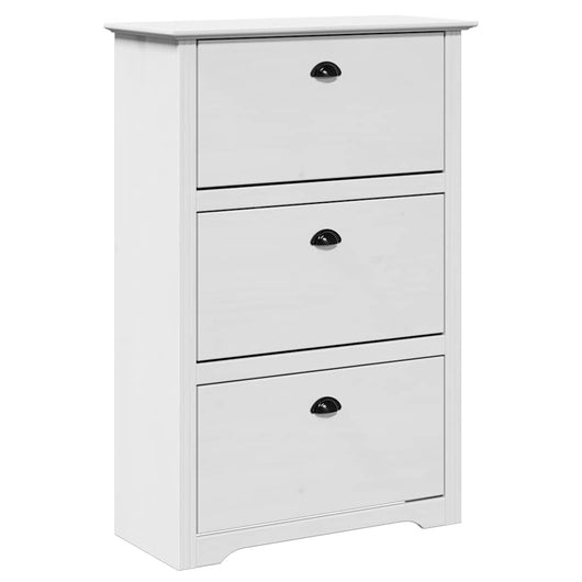 Scarpiera BODO Bianca 80x35x118 cm 4016881