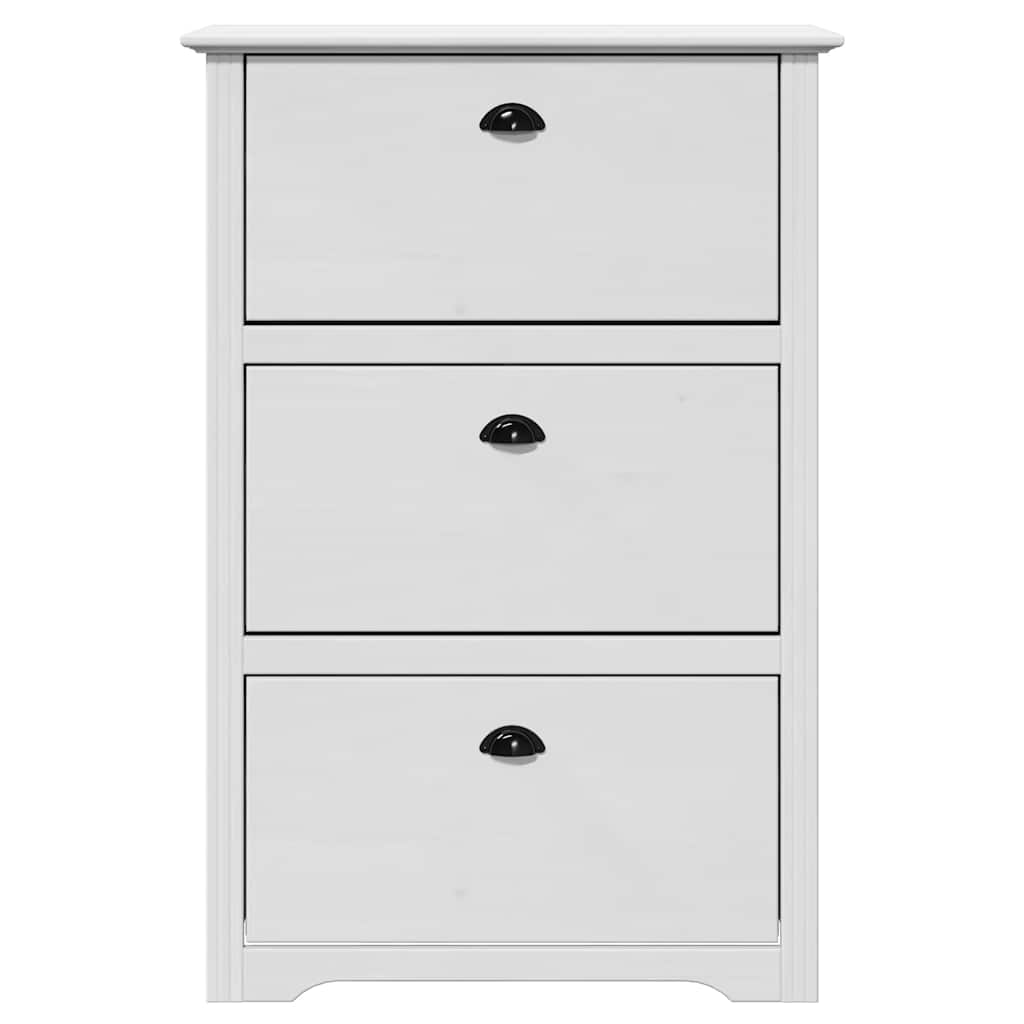 Scarpiera BODO Bianca 80x35x118 cm 4016881