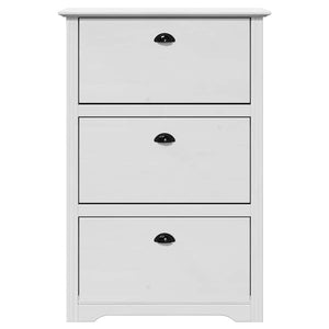 Scarpiera BODO Bianca 80x35x118 cm 4016881