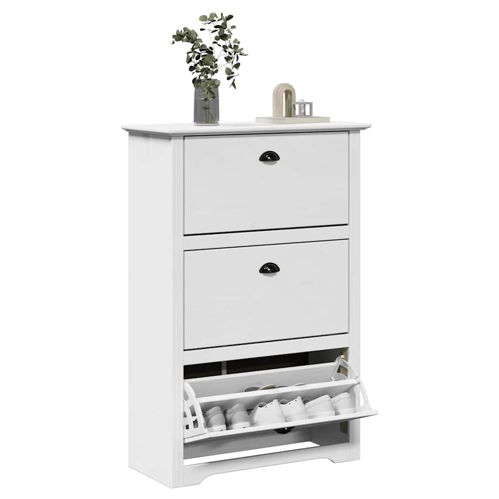 Scarpiera BODO Bianca 80x35x118 cm 4016881