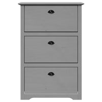 Scarpiera BODO Grigia 80x35x118 cm 4016883