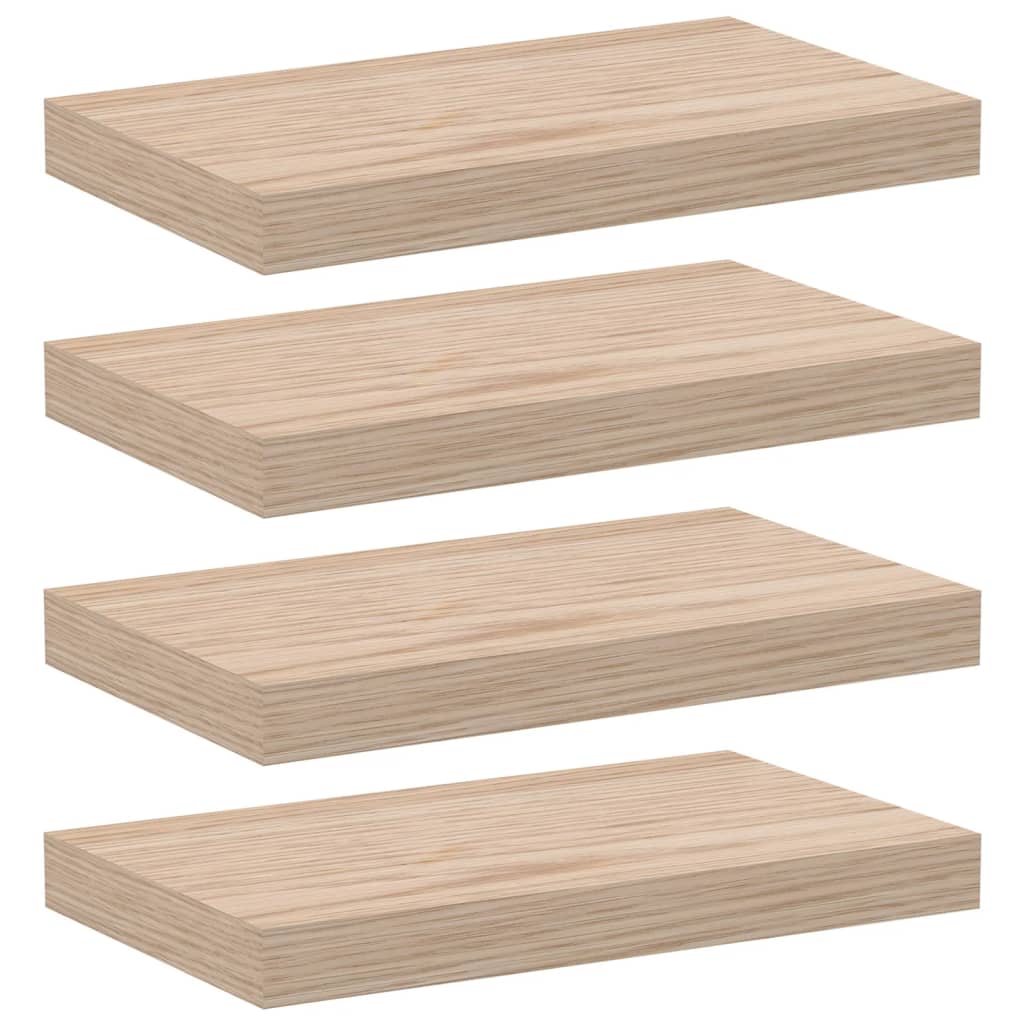 Mensole Pensili 4 pz 40x23,5x4 cm in Truciolato 4010684