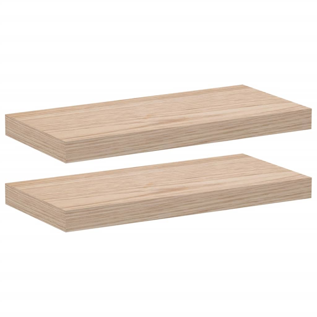 Mensole Pensili 2 pz 50x23,5x4 cm in Truciolato 4010686
