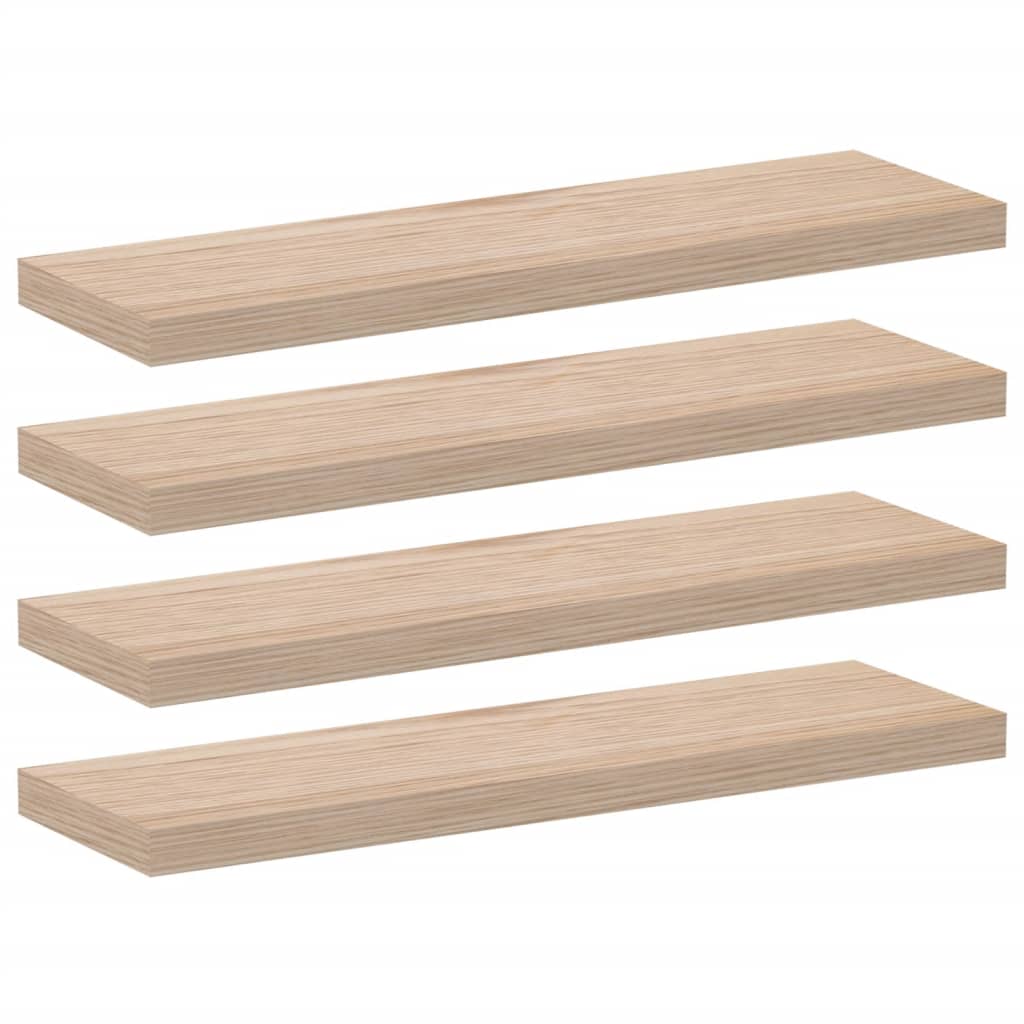 Mensole Pensili 4 pz 80x23,5x4 cm in Truciolato 4010693