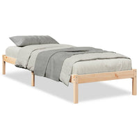 Letto Extra Lungo senza Materasso 180x200 cm in Legno di Pino 852400