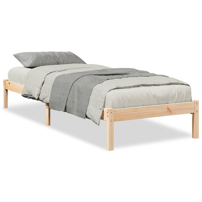 Letto Extra Lungo senza Materasso 180x200 cm in Legno di Pino 852400