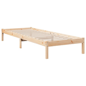 Letto Extra Lungo senza Materasso 180x200 cm in Legno di Pino 852400