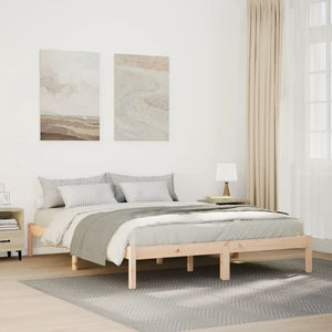 vidaXL Letto Extra Lungo senza Materasso 140x210 cm in Legno di Pino