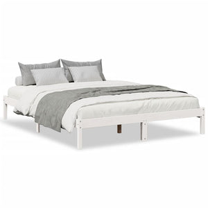 vidaXL Letto Extra Lungo senza Materasso Bianco 180x200 cm in Pino