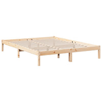 Letto Extra Lungo senza Materasso 160x210 cm in Legno di Pino 852408