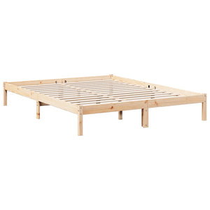 Letto Extra Lungo senza Materasso 160x210 cm in Legno di Pino 852408