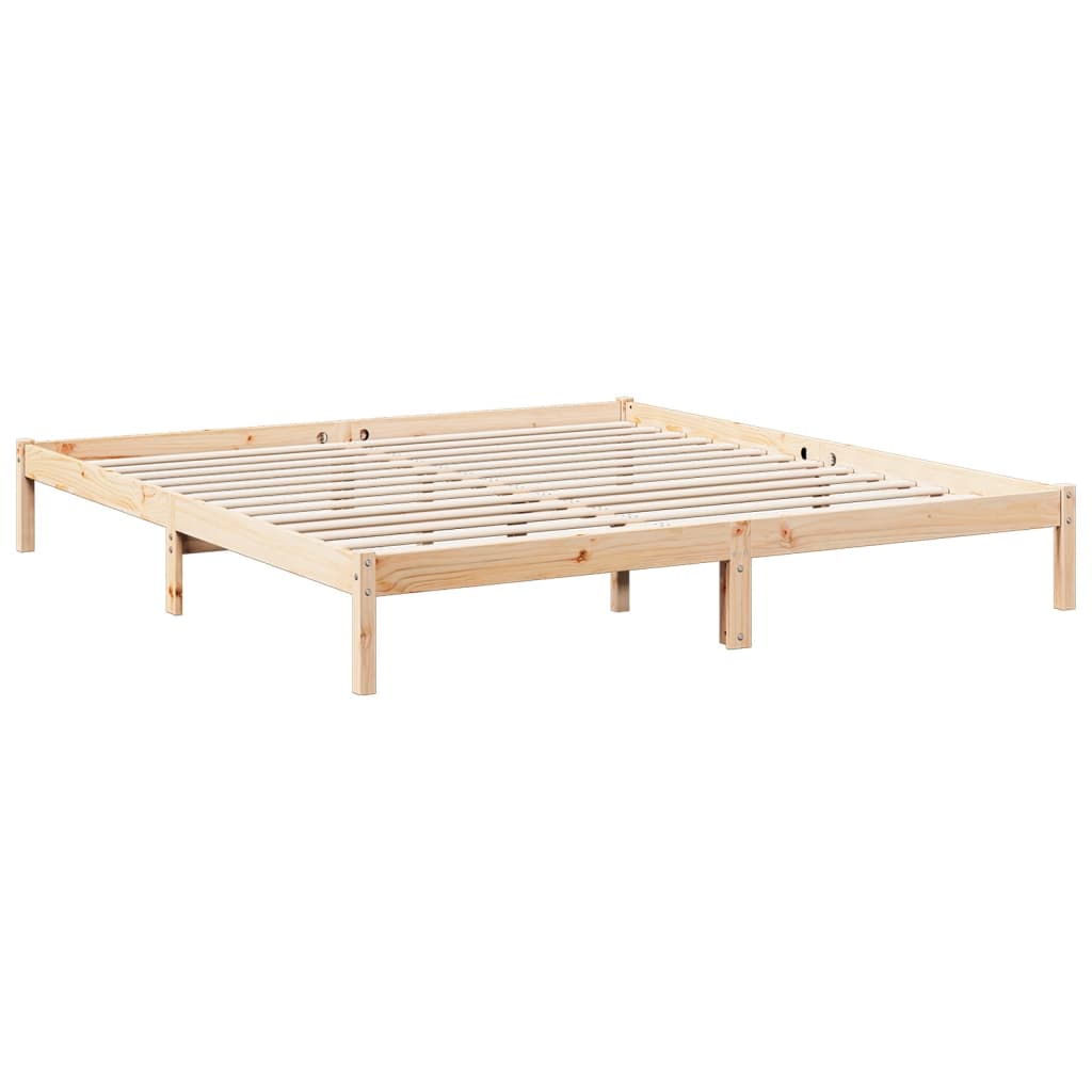vidaXL Letto Extra Lungo senza Materasso 180x210 cm in Legno di Pino